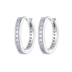 925 Sterling Silver Opal Earrings for Women