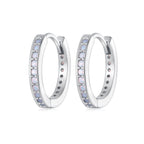925 Sterling Silver Opal Earrings for Women