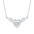 925 Sterling Silver Adjustable Necklace with Zircon and CZ for Women