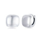 925 Sterling Silver Plated White Gold 10mm Earrings for Women