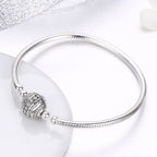 925 Sterling Silver SCB Bracelet Style Nan Size 17.0 for Women