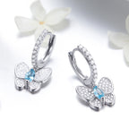 925 Sterling Silver Earrings with Pavé Setting CZ for Women