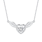 925 Sterling Silver Adjustable Necklace with Zircon and CZ for Women