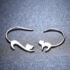 925 Sterling Silver Earrings for Women - 3*2.5cm, Platinum Plated