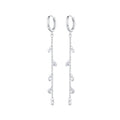 S925 Sterling Silver Pavé Setting CZ Earrings for Women