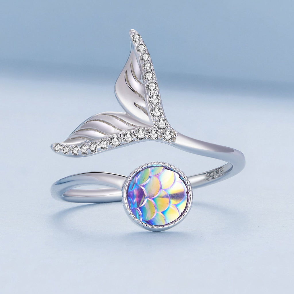 Anillo de plata esterlina 925 con pavé de circonitas para mujer