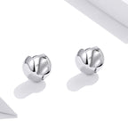 S925 Sterling Silver Platinum Plated Earrings for Women