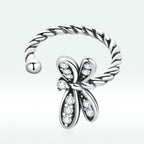 925 Sterling Silver Earrings with Pavé Setting and CZ for Women