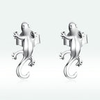 925 Sterling Silver Earrings 1.3*0.6cm for Women