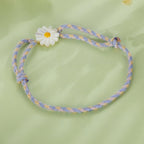 925 Sterling Silver Plated Platinum Deep Seashell Bracelet 24cm Adjustable for Women
