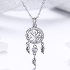 925 Sterling Silver Necklace 36-45cm with Pendant for Women