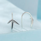 925 Sterling Silver Oxidized Silver Earrings for Women