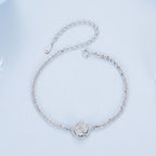 925 Sterling Silver Bracelet 150mm with CZ and Resin