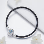 925 Sterling Silver Nan Style Bracelet Size 17.0