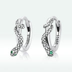 925 Sterling Silver Earrings with Pavé Setting CZ