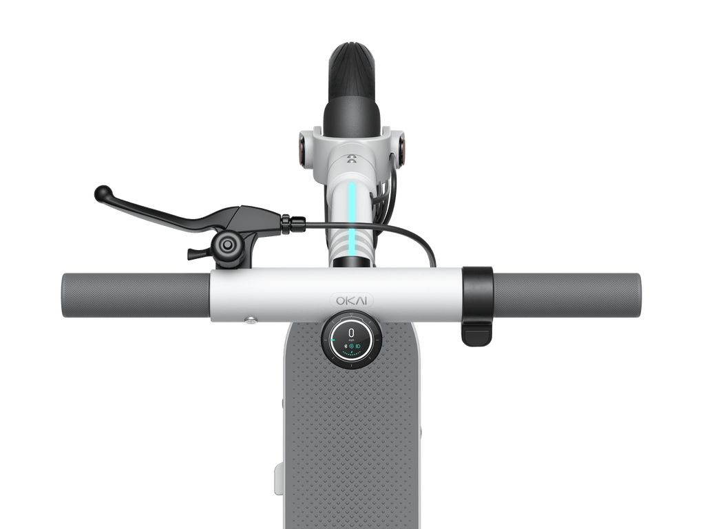 Foldable Electric Scooter w/18.6 Miles Max Operating Range &amp; 15.5 mph Max Speed ​​- White