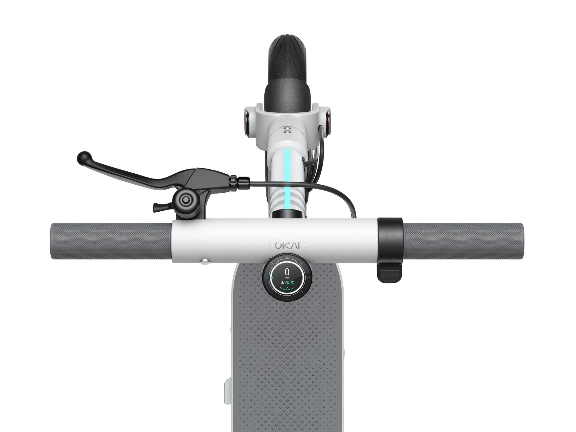 Foldable Electric Scooter w/18.6 Miles Max Operating Range &amp; 15.5 mph Max Speed ​​- White