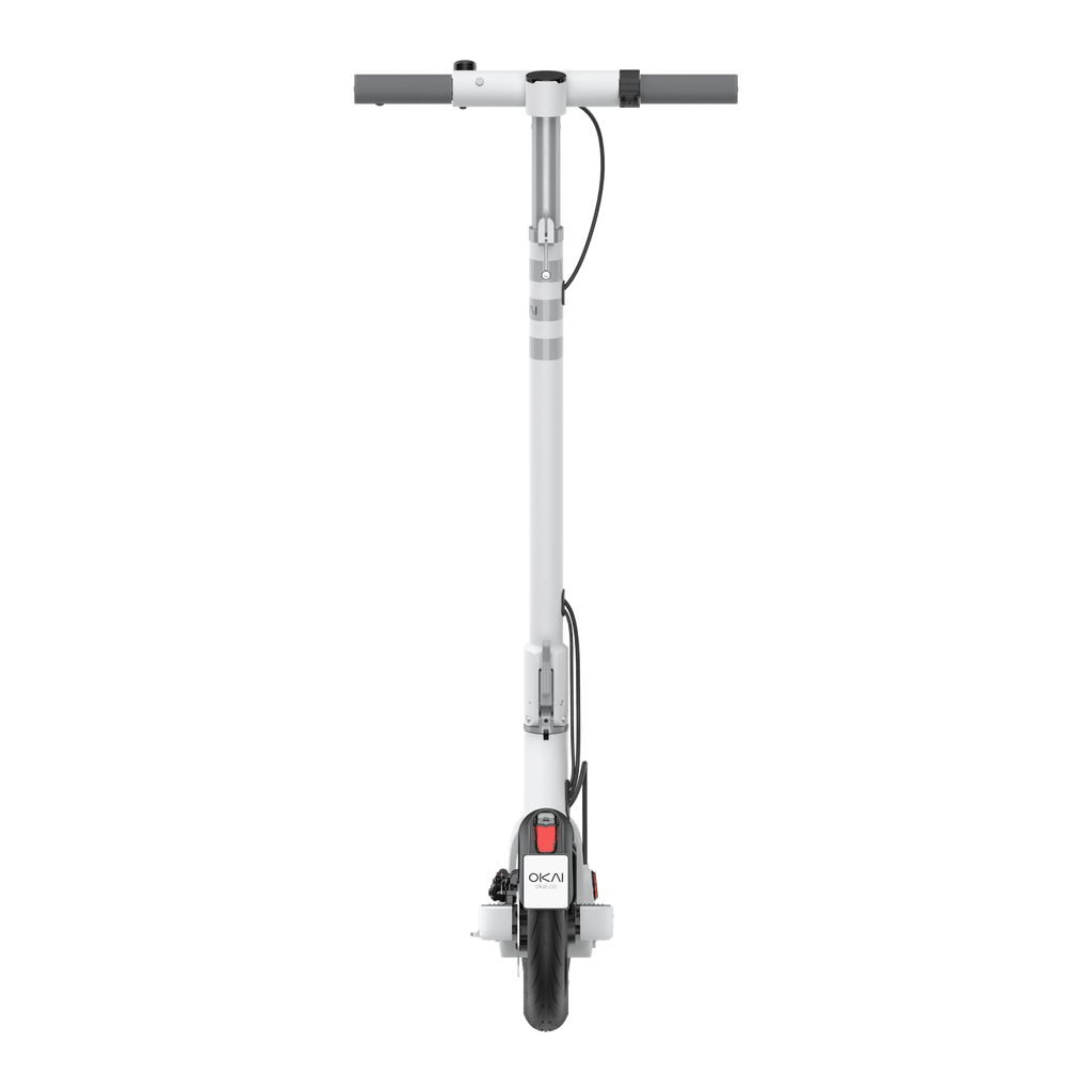 Foldable Electric Scooter w/18.6 Miles Max Operating Range &amp; 15.5 mph Max Speed ​​- White