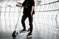 Foldable Electric Scooter w/18.6 Miles Max Operating Range &amp; 15.5 mph Max Speed ​​- White