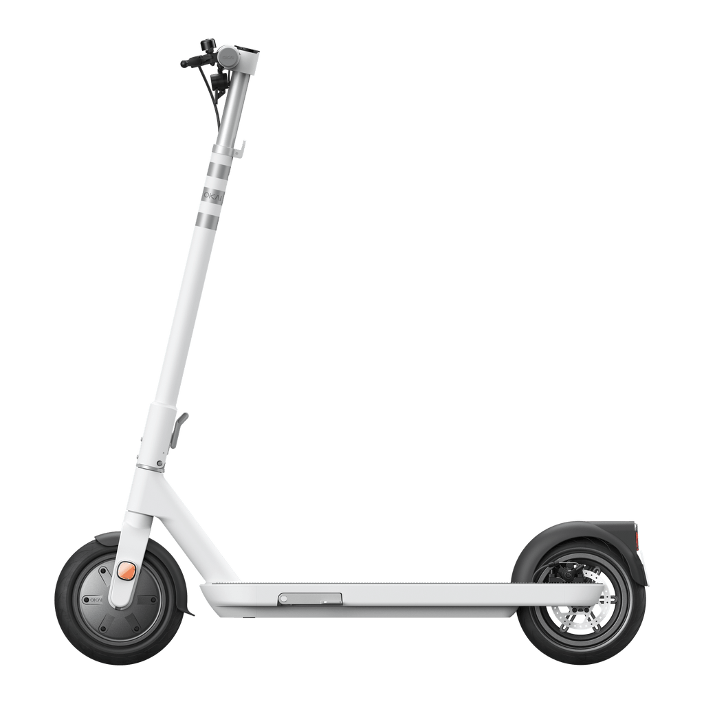 Foldable Electric Scooter w/18.6 Miles Max Operating Range &amp; 15.5 mph Max Speed ​​- White