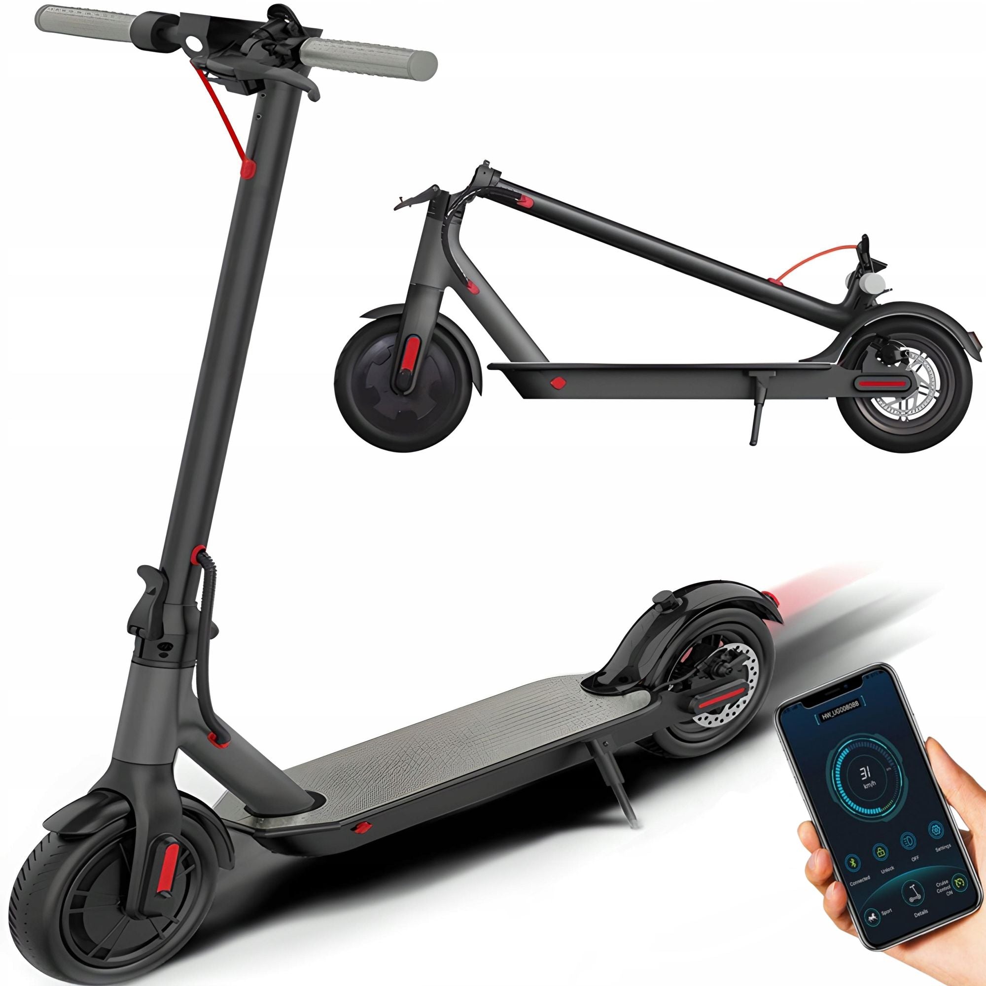 Adult Electric Scooter Folding hoverboard Tires 8.5-inch Speed ​​35KM/H 350W 36V10.4AH J-03 motorized scooter