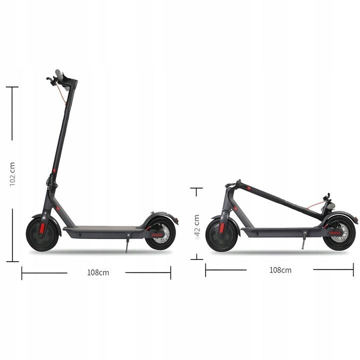 Adult Electric Scooter Folding hoverboard Tires 8.5-inch Speed ​​35KM/H 350W 36V10.4AH J-03 motorized scooter