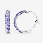 3.06 Carat Genuine Tanzanite .925 Sterling Silver Earrings
