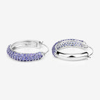 3.06 Carat Genuine Tanzanite .925 Sterling Silver Earrings