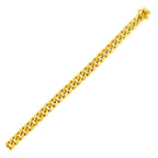 6.1mm 14k Yellow Gold Semi-Solid Miami Cuban Bracelet