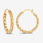 4.80 Carat Genuine Citrine .925 Sterling Silver Earrings