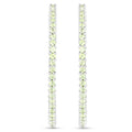 3.50 Carat Genuine Peridot .925 Sterling Silver Earrings