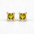 0.25 Carat Genuine Yellow Diamond 14K Yellow Gold Earrings (SI1-SI2)