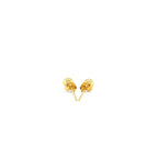14k Yellow Gold Ball Style Stud Earrings (4.0 mm)