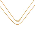 14K Yellow Gold 18-inch 1.5mm Lite Rope Chain with Lobster Clasp