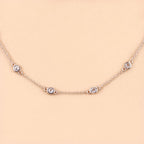 1.62 Carat Genuine Morganite .925 Sterling Silver Necklace