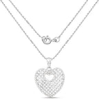 0.52 Carat Genuine White Diamond .925 Sterling Silver Pendant