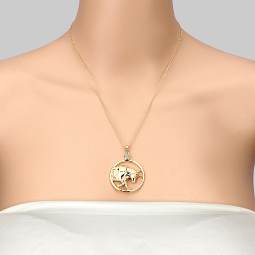 0.23 Carat Genuine Emerald .925 Sterling Silver Pendant