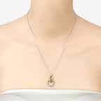 0.14 Carat Genuine Tanzanite .925 Sterling Silver Pendant