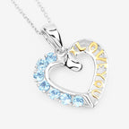 0.84 Carat Genuine Swiss Blue Topaz .925 Sterling Silver Pendant