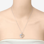 0.84 Carat Genuine Swiss Blue Topaz .925 Sterling Silver Pendant