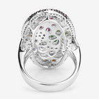 5.01 Carat Genuine Multi Stones .925 Sterling Silver Ring