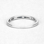 0.20 Carat Genuine Blue Diamond .925 Sterling Silver Ring