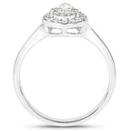 14K White Gold 0.70 Carat Genuine White Diamond Ring
