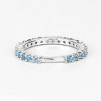 0.94 Carat Genuine Swiss Blue Topaz .925 Sterling Silver Ring
