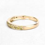 0.32 Carat Genuine Yellow Diamond 14K Yellow Gold Ring (I1-I2)