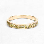 0.32 Carat Genuine Yellow Diamond 14K Yellow Gold Ring (I1-I2)