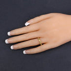 0.32 Carat Genuine Yellow Diamond 14K Yellow Gold Ring (I1-I2)