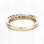 0.50 Carat Genuine Champagne Diamond 14K Yellow Gold Ring (I1-I2)