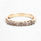 0.50 Carat Genuine Champagne Diamond 14K Yellow Gold Ring (I1-I2)