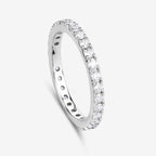 1.00 Carat Lab Grown Diamond 14K White Gold Ring